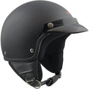 Casco Demi-Jet per Scooter con Frontino SKA-P 1 FH Smarty Nero Gommato S 