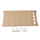 Ausziehbares Regal für Schränke 35x45cm Teleskopregal für Möbel Beige