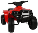 Mini Quad Elettrico per Bambini 6V Nero e Rosso