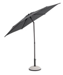 Ombrellone da Giardino Ø270x220 cm in Acciaio Samba Grigio