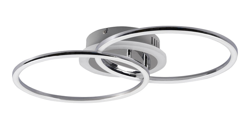 Plafoniera da Interno a LED SMD in Metallo Cromo