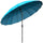Sonnenschirm Ø255 cm aus Metall, Fiberglas und blauem Polyester