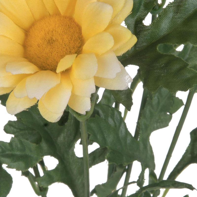 Set 6 Margherite Artificiali Altezza 66 cm Giallo