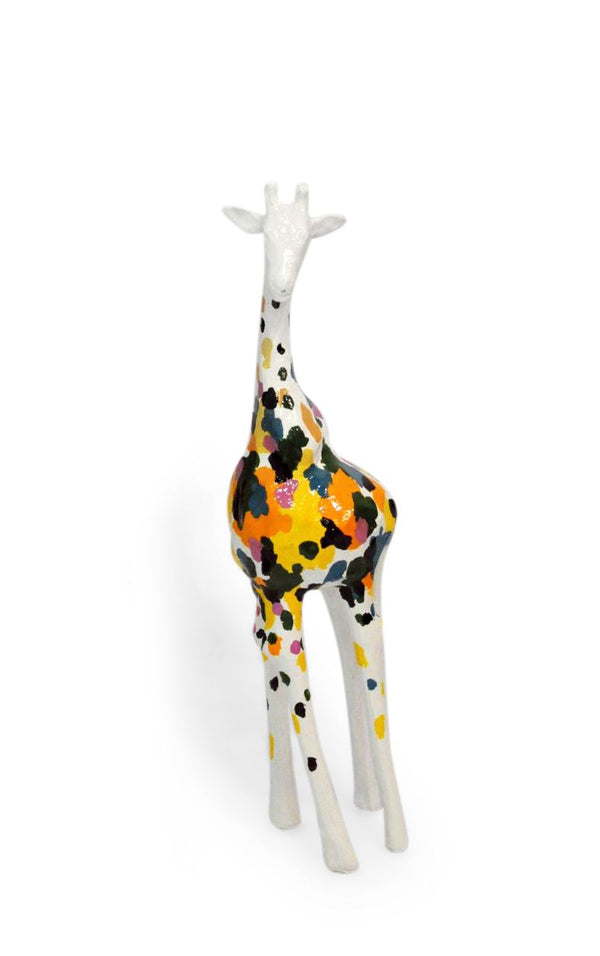 Pretty Decor 4 Mehrfarbige Deko-Giraffe aus Polyresin sconto