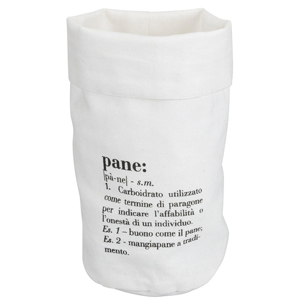 prezzo Kleine Brottasche 13x30 cm in Baumwolle Villa D'este Home Tivoli White