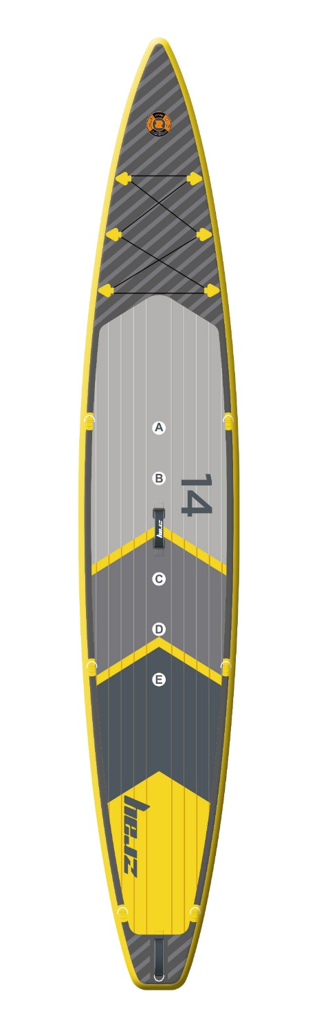 prezzo Aufblasbares SUP 426x71x15cm Zray R2 Racing SUP Board