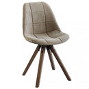 Sedia Aron 48x44x47/84 h cm in Legno Marrone