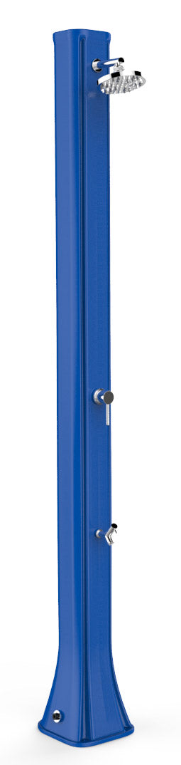 Doccia Solare da Giardino 40L Miscelatore e Lavapiedi Arkema Big Happy Five Blu prezzo