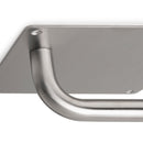 Coppia di Maniglie con Piastra 17 x 17 cm per Porte Interne Acciaio Inossidabile Emuca