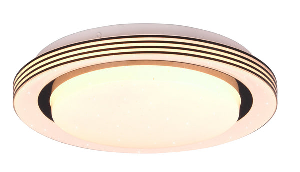 prezzo Plafoniera da Interno a LED in Plastica Nero Opaco