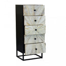 Mobile Stanley 45x35x110 h cm in Legno Marrone