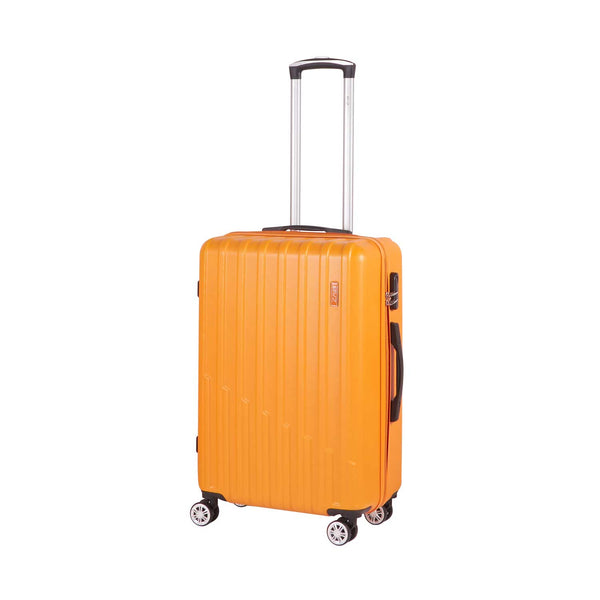 online Trolley Valigia Media Rigido 4 Ruote con Combinazione in ABS Ravizzoni Stelvio Giallo Senape