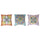 Set 3 Cuscini Decorativi 45x45 cm in Poliestere VdE Tivoli 1996 Infinito