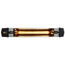 Stufa Elettrica ad Infrarossi 72,5x12,5x8,5 cm da Parete Soffitto 1200W Moel Iris 866NRC