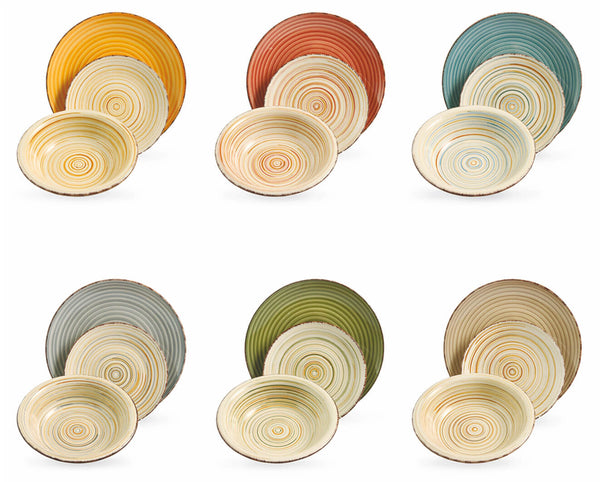 acquista Villa d'Este Canyon Tafelservice aus Steingut 18-teilig