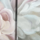 Stampa su Tela con Fiori 200x100 cm 5 Pezzi in Legno di Pino