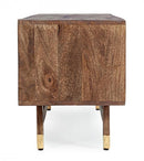 Mobile TV 2 Ante 3 Cassetti 140x40x48 cm in Legno