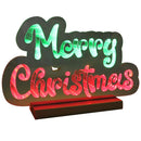 Scritta Merry Christmas Infinity 32 cm Addobbo Luminoso Decorazione LED Natalizia