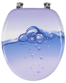 Copriwater Universale 5,5x38x45 cm in MDF Bubbles