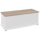 Panca Contenitore Multiuso 100x40x40 cm in Legno Bianco      