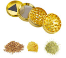 Grinder Ø50 mm 4 Livelli per Spezie Erbe e Tabacco Oro
