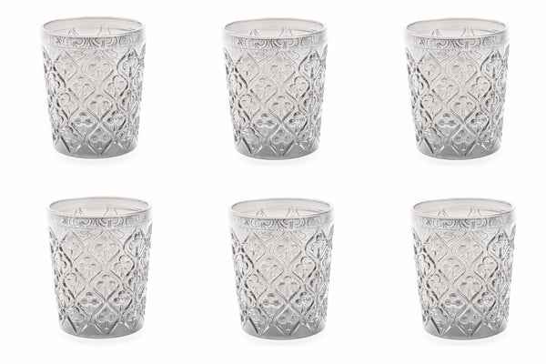 Set mit 6 Wassergläsern aus Glas 240 ml Villa d'Este Home Tivoli Marrakesch prezzo