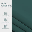 Telo di Ricambio per Tenda Parasole Retrattile 3x2,5 m in Poliestere Anti UV 50+ Verde      