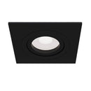 Faretto da incasso Downlight in Alluminio Atom Nero