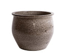Set 3 Vaso Rotondo in Ceramica Bianco Larghezza 54 cm