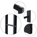 Portalegna Supporto Metallo Porta Legna Interno Legnaia Camino Stufa 100x60x25cm