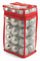 Set mit 30 silbernen Soriani-Dekorationskugeln Ø6 cm für den Weihnachtsbaum