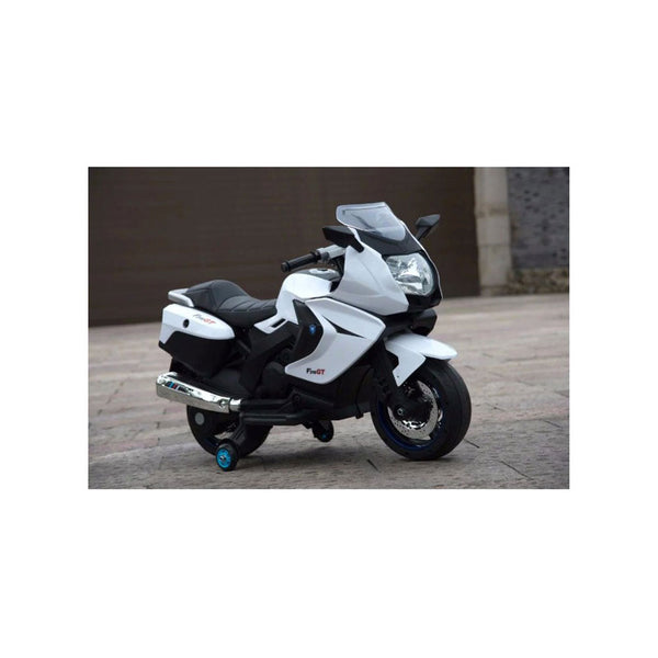 Elektrisches Motorrad für Kinder 12V Kid Smile Virage Weiß online