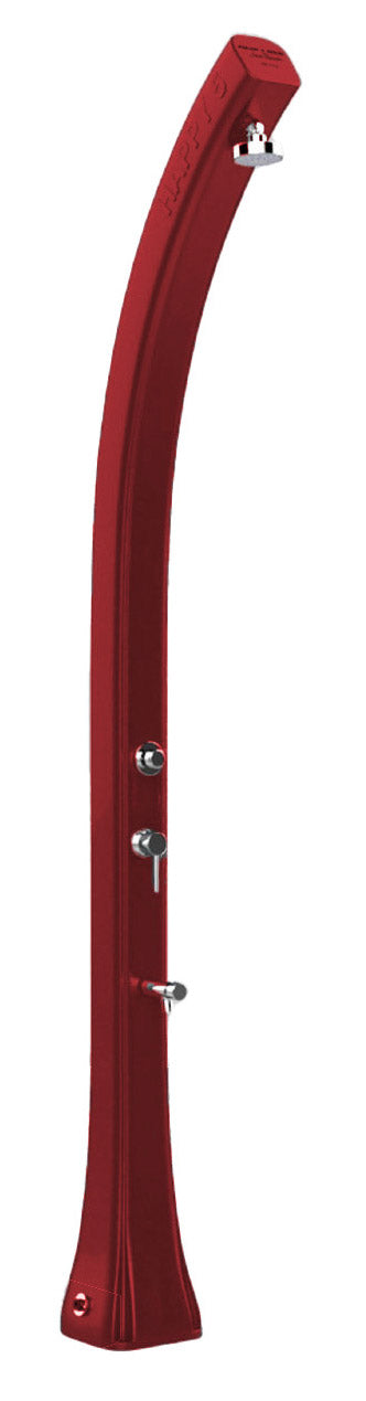 acquista Doccia Solare da Giardino 28L Miscelatore Temporizzato e Lavapiedi Arkema Happy Beach Ruby