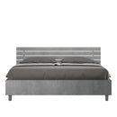 Letto Matrimoniale Testata Doghe Dritta Ankel Cemento Varie Misure