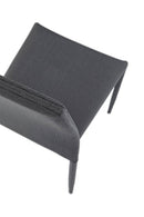 Set di 4 Sedie in Tessuto 93x52x45cm TFT DC Grigio Tessuto