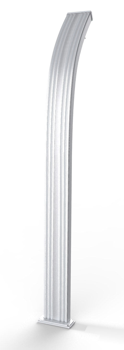 Doccia Solare da Esterno Giardino 30L Miscelatore e Lavapiedi Arkema Spring Inox Paint acquista