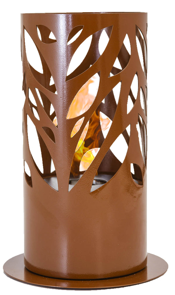 Tisch Bioethanol Kamin Ø15x30,5cm Karlsen Elba Brown acquista