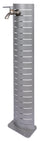 Gartenbrunnen mit Belfer 42/CTN Aluminium Wasserhahn
