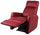 Elektrischer Liftsessel 1 Motor aus Kunstleder Vandi Bordeaux
