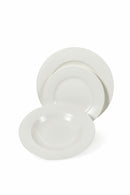 Servizio Piatti 12 Pezzi in New Bone China  Bianchi