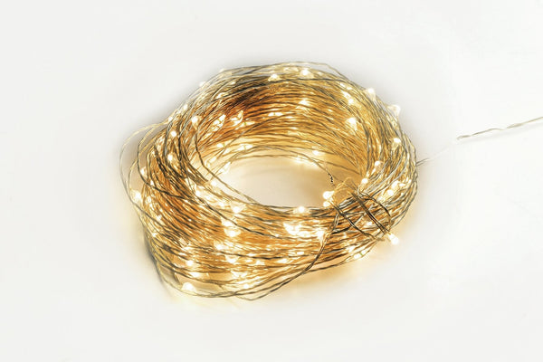 Weihnachtsbeleuchtung 300 MICROLED 30,3m Warmweiß für Outdoor-Indoor Soriani acquista