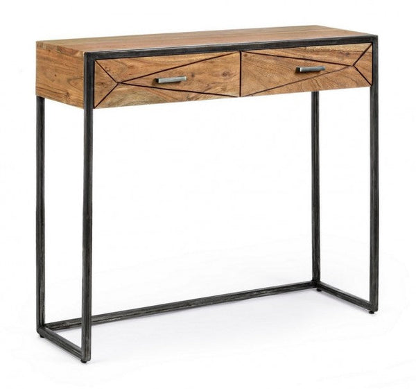 Consolle Fissa 90x30x80h cm 2 Cassetti Egon sconto