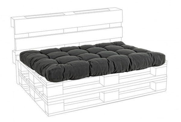 Sitzkissen für Poly230 Carbon-Palette aus Outdoor-Gewebe sconto