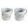 Set 2 Tassen Ø9,2x8,7 cm in New Bone China Villa D'este Home Tivoli Bianco