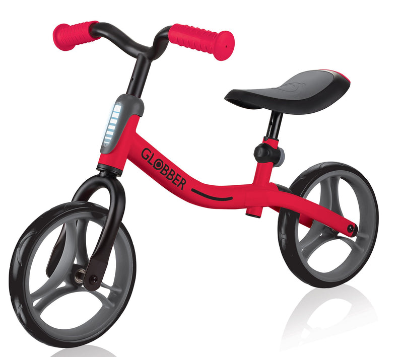 Bicicletta Pedagogica per Bambini 10" Senza Pedali Globber Go Bike Rossa