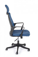 Sedia Ufficio 59x63,5x114 cm Laurent in Tessuto