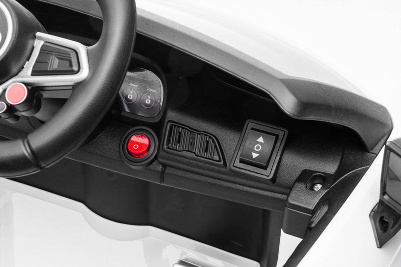 Macchina Elettrica per Bambini 12V con Licenza Audi R8 Sport Bianca
