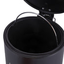 Pattumiera "Ordine" 3 Litri Ø17x23,5 cm in Plastica VdE Tivoli 1996 Nero