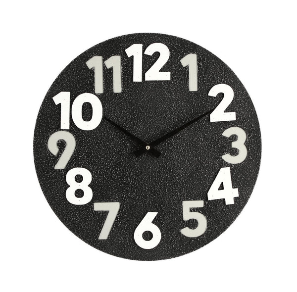 online Orologio da Parete Ø40x4,5 cm in Legno Timing Nero