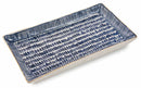 Piatto Rettangolare Grande in Gres Villa d'Este Home Tivoli Masai Blu